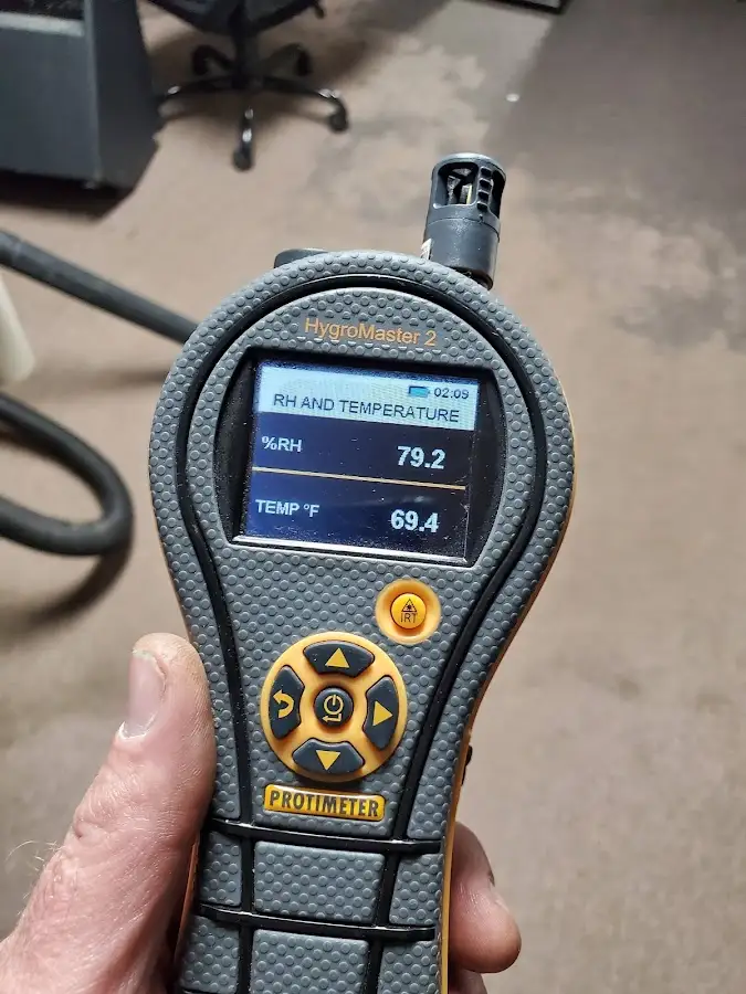 Moisture meter humidity assessment for Fire & Smoke Damage Restoration in Stokesdale